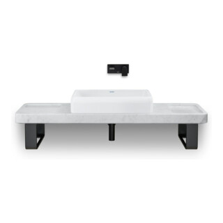 Duravit Fertigmontageset Tulum UP-Waschtisch-Einhebelmischer, Ausladung 171mm, schwarz matt