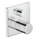Duravit Fertigmontageset UP-Thermostat, Rosette eckig, chrom-1