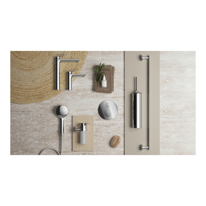 Duravit Fertigmontageset UP-Thermostat, Rosette rund, chrom