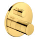 Duravit Fertigmontageset UP-THM, Rosette rund, Gold poliert-1