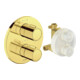 Duravit Fertigmontageset UP-THM, Rosette rund, Gold poliert-1