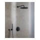 Duravit Fertigmontageset UP-THM, Rosette rund, schwarz matt-5