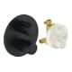 Duravit Fertigmontageset UP-THM, Rosette rund, schwarz matt-1