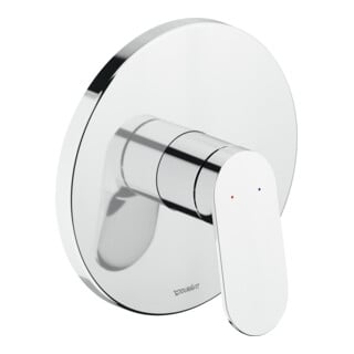 Duravit Fertigmontageset Wave UP-Brause-Einhebelmischer, chrom