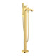 Duravit Fertigmontageset Wave UP-Wannen-Einhebelmischer, bodensteh., Gold poliert-1