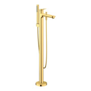 Duravit Fertigmontageset Wave UP-Wannen-Einhebelmischer, bodensteh., Gold poliert