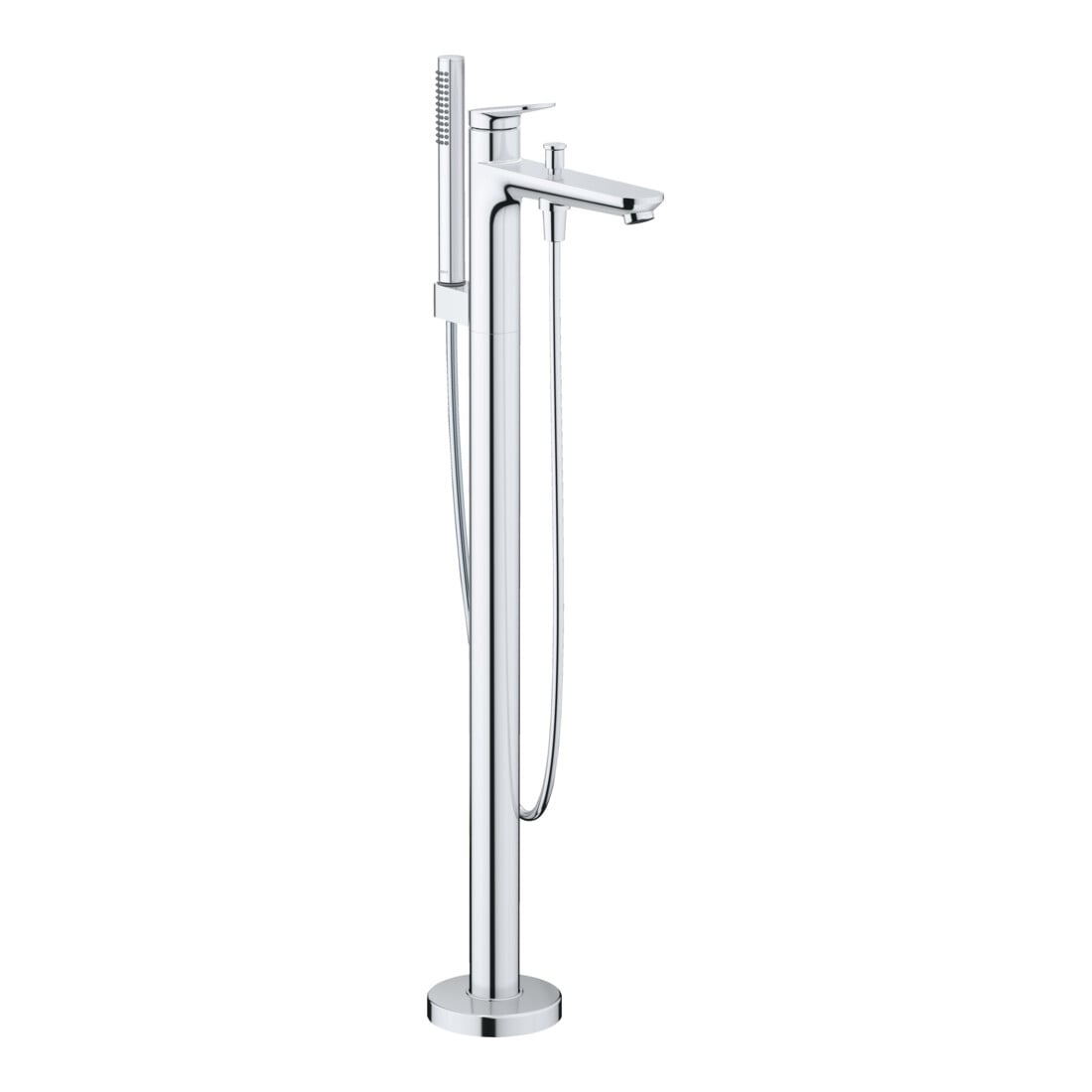 Duravit Fertigmontageset Wave UP-Wannen-Einhebelmischer, bodenstehend, chrom