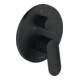 Duravit Fertigmontageset Wave UP-Wannen-Einhebelmischer, Umstellvent., sw matt-1