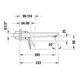 Duravit Fertigmontageset Wave UP-Waschtisch-Einhebelmischer, Ausl. 202mm, Bronze gebürstet-4