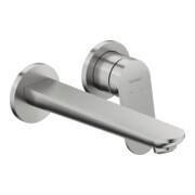 Duravit Fertigmontageset Wave UP-Waschtisch-Einhebelmischer, Ausl. 202mm, ES gebürstet