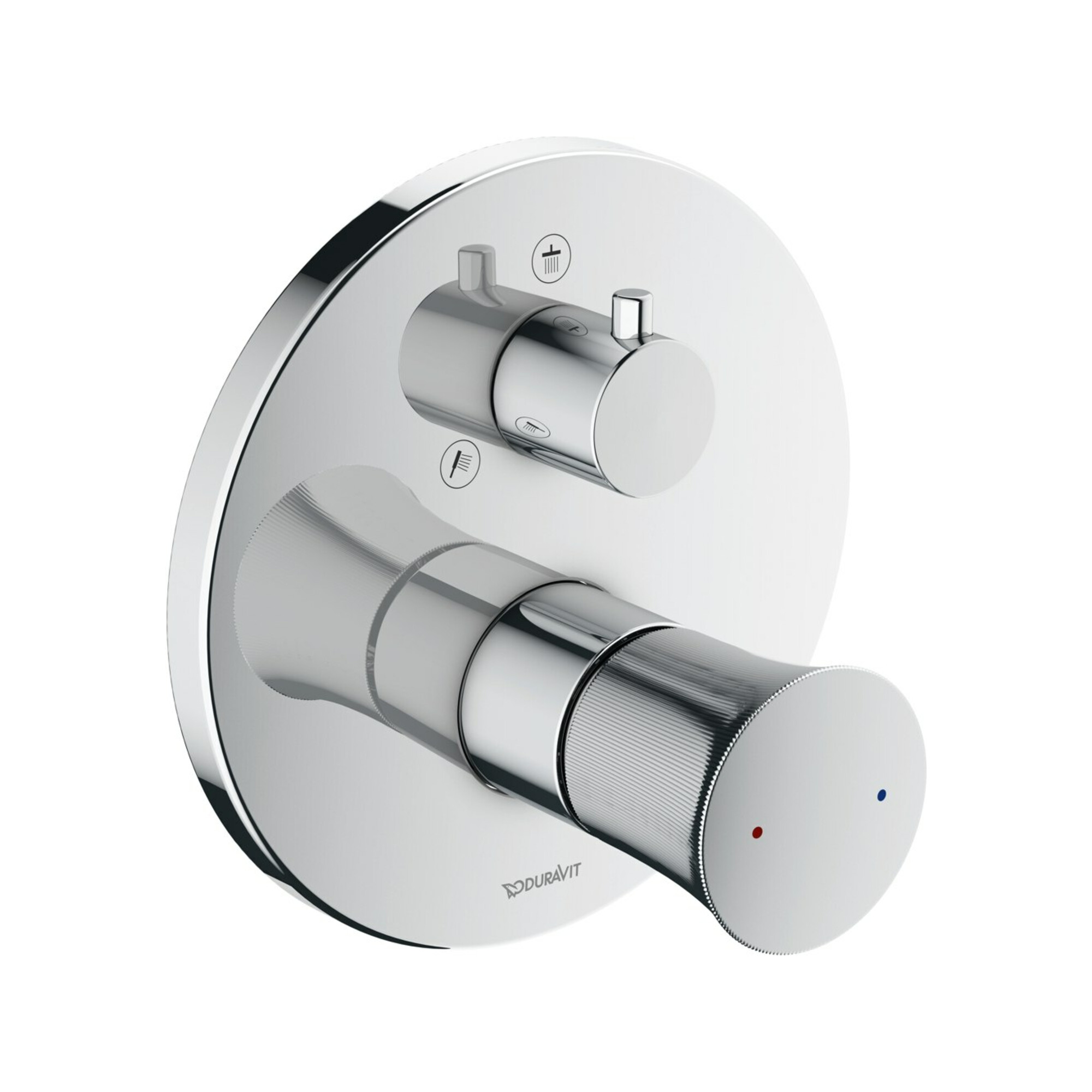 Duravit Fertigmontageset White Tulip UP-Brause-Einhebelmischer, mit Umstellventil, chrom