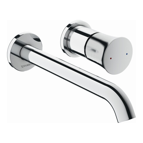 Duravit Fertigmontageset White Tulip UP-Waschtisch-Einhebelmischer, Ausladung 225mm, chrom