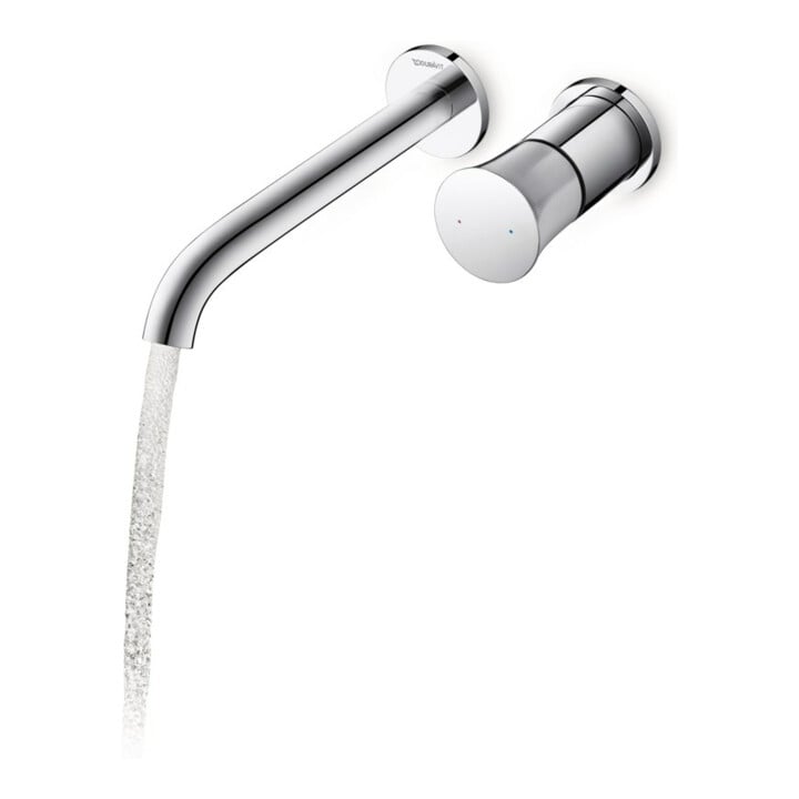 Duravit Fertigmontageset White Tulip UP-Waschtisch-Einhebelmischer, Ausladung 225mm, chrom