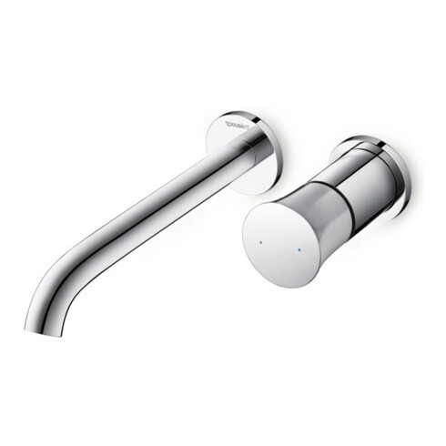 Duravit Fertigmontageset White Tulip UP-Waschtisch-Einhebelmischer, Ausladung 225mm, chrom