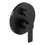 Duravit Fertigset UP-Brause-Einhebelmischer D-Code Keramikmisch., rd, m Umst., schwarz matt