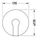 Duravit Fertigset UP-Brause-Einhebelmischer D-Code Keramikmischsystem, rund, 24,5 l, chrom-5