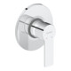 Duravit Fertigset UP-Brause-Einhebelmischer D-Code Keramikmischsystem, rund, 27 l, chrom