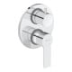 Duravit Fertigset UP-Wannen-Einhebelmischer D-Code Keramikmischsystem, 19 l, chrom