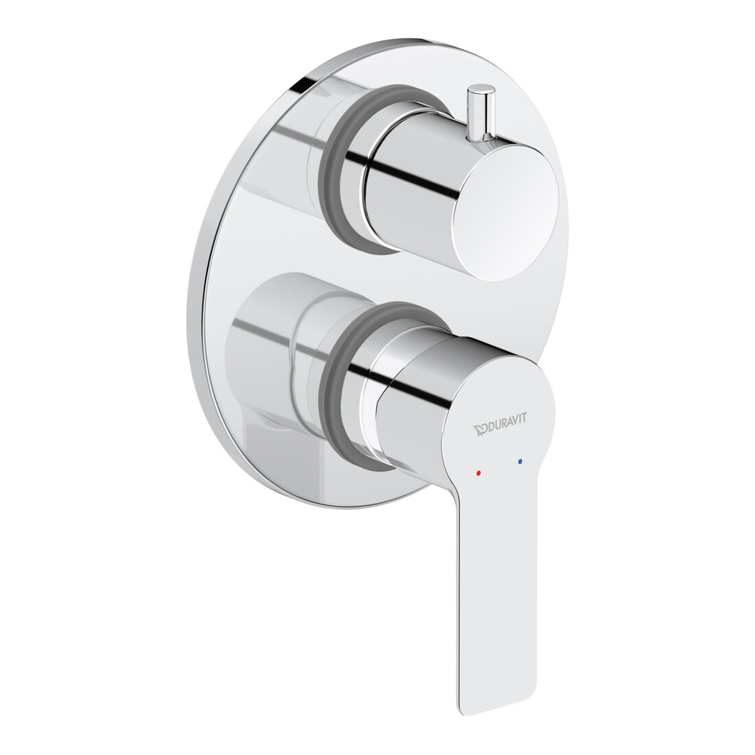Duravit Fertigset UP-Wannen-Einhebelmischer D-Code Keramikmischsystem, 19 l, chrom