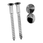 Duravit Fixation 120x70mm, d= 6mm, par paire, chromé-3