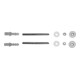Duravit Fixation 218x91mm, d= 10mm, pour lavabos-1
