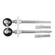 Duravit Fixation 325x180mm, d 12mm, f WWC et bidet mural, vc-1