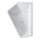 Duravit Fünfeck-Badewanne Paiova 177x130x44cm, Eck li, 2 versch. RS, weiß-3