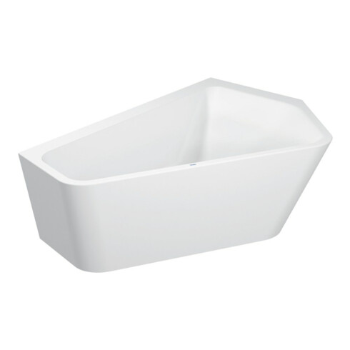 Duravit Fünfeck-Badewanne Paiova 177x130x44cm, Eck re, 2 versch. RS, weiß