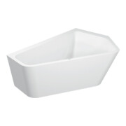 Duravit Fünfeck-Badewanne Paiova 177x130x44cm, Eck re, 2 versch. RS, weiß