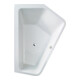 Duravit Fünfeck-Badewanne Paiova 177x130x44cm, Eck re, 2 versch. RS, weiß-4