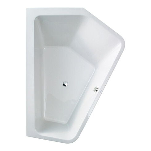 Duravit Fünfeck-Badewanne Paiova 177x130x44cm, Eck re, 2 versch. RS, weiß