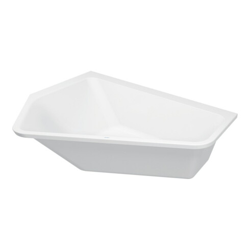 Duravit Fünfeck-Badewanne Paiova 190x140cm, we, Eck li, Einbauvers., 2 RS