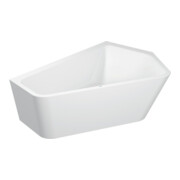 Duravit Fünfeck-Badewanne Paiova 190x140x44cm, Eck re, 2 versch. RS, weiß