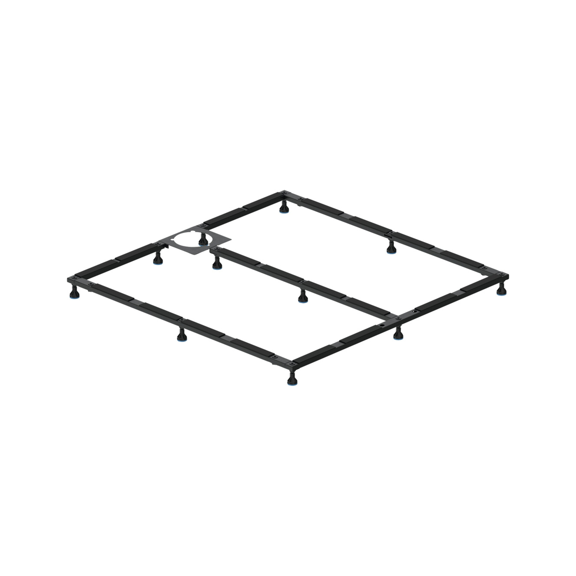 Duravit Fußgestell 100x100cm, höhenverstellbar von 8-10cm