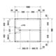 Duravit Fußgestell 100x90cm, höhenverstellbar von 8-10cm-3