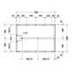 Duravit Fußgestell 140x100cm, höhenverstellbar von 8-10cm-3