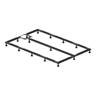 Duravit Fußgestell 160x90cm, höhenverstellbar von 8-10cm