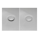 Duravit Garniture de vidage Quadroval Ø 5,2 cm, avec trop-plein, chrome