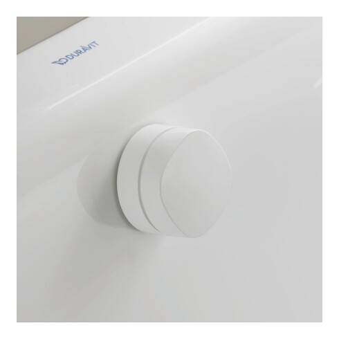 Duravit Garniture de vidage Quadroval Ø 5,2 cm, avec trop-plein, chrome
