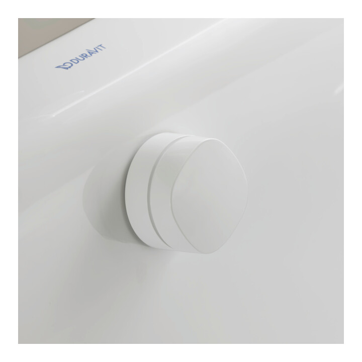 Duravit Garniture de vidage Quadroval Ø 5,2 cm, avec trop-plein, chrome