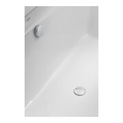 Duravit Garniture de vidage Quadroval Ø 5,2 cm, avec tuyau flexible, blanc-4