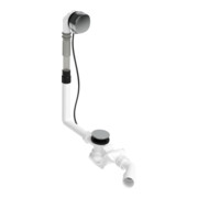 Duravit Garniture de vidage Quadroval d= 5,2 cm, avec trop-plein, chrome