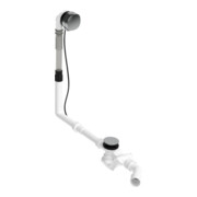 Duravit Garniture de vidage Quadroval d=5,2 cm, avec trop-plein, chrome