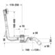 Duravit Garniture de vidage Quadroval d= 5,2 cm, chrome