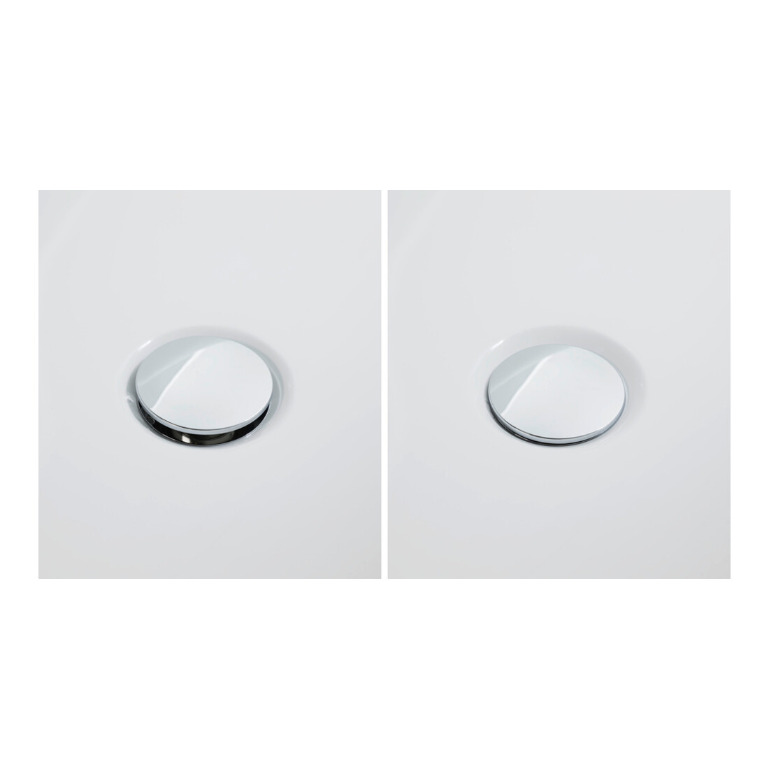Duravit Garniture de vidage Quadroval d= 5,2 cm, chrome