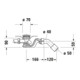 Duravit Garniture de vidage Quadroval d= 5,2 cm, chrome