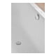 Duravit Garniture de vidage Quadroval, tirette au sol 65 cm, d=5,2 cm, chrome