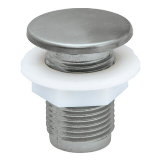 Duravit Garniture d'évacuation ES brossée, bouchon, 25x25x30mm