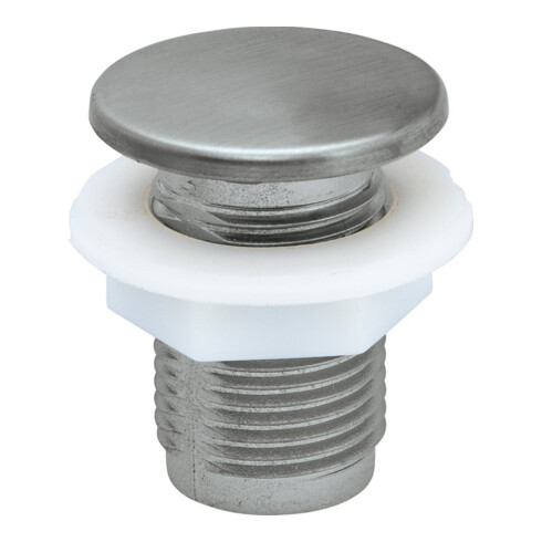 Duravit Garniture d'évacuation ES brossée, bouchon, 25x25x30mm
