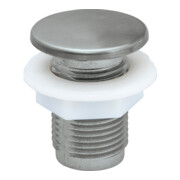 Duravit Garniture d'évacuation ES brossée, bouchon, 25x25x30mm